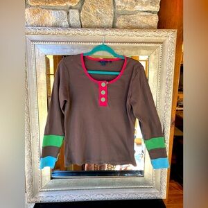 Boden T Shirt Women’s size UK 16 US 12. Nice cotton fun shirt with jeans